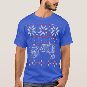 Tractor Lover Ugly Christmas Sweater, Farmer Farmi T-shirt