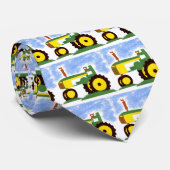 Tractor onder Blue Sky Stropdas (Opgerold)