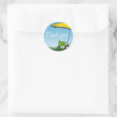 Tractor Party Favor Bag Sticker (Tas)