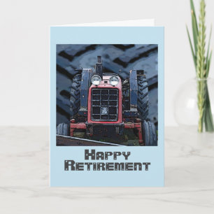 Tractor Retirement card Kaart