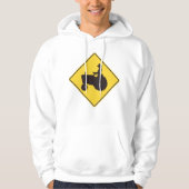 Tractor Road Sign Mannen Hoodie (Voorkant)