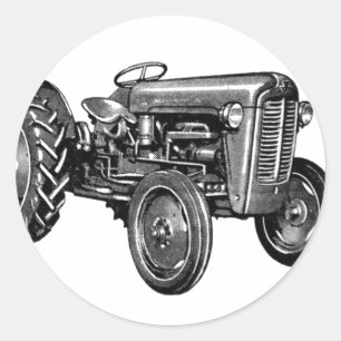  tractor ronde sticker