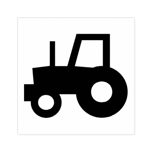 Tractor Rubberstempel (Afrduk)