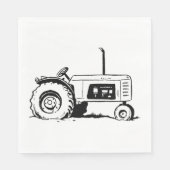 Tractor Schets Servet (Voorkant)