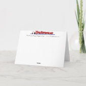 Tractor Season's Greetings Christmas Kaart (Achterkant)