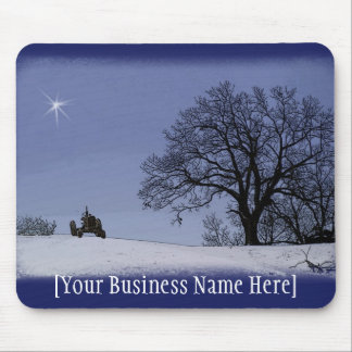 Tractor & Star Mousepad: Voeg uw bedrijfsnaam toe Muismat
