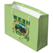 Tractor Tough 1e Verjaardag Large Cadeautasje (Achterkant Gekanteld)