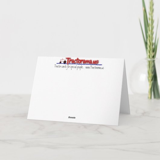 Tractor Vaderdag Kaart --  (Achterkant)