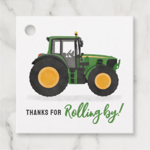Tractor Verjaardagsfeestje Bedankjes Labels