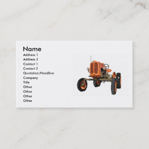  tractor visitekaartje