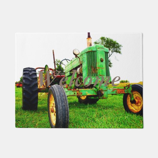 tractor-welkomstmat deurmat (Voorkant)