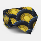 Tractorbandpatroon Stropdas (Opgerold)