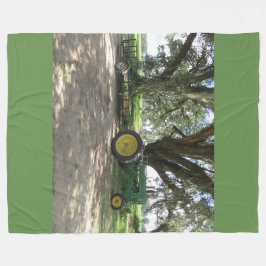 Tractorbeugel Fleece Deken (Voorkant (Horizontaal))