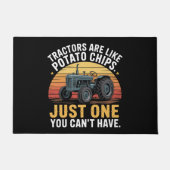 Tractoren Zijn Als Aardappelchips Deurmat (Voorkant)