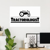 Tractoroloog - tractor poster (Thuiskantoor)