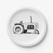 Tractorschets Papieren Bordje (Voorkant)