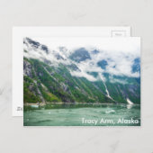 Tracy Arm, Alaska Briefkaart (Voorkant / Achterkant)