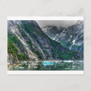 Tracy Arm Fjord in Alaska Briefkaart