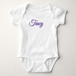 Tracy Meisjesnaam In Paars, Romper