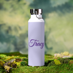 Tracy Meisjesnaam in paars, Waterfles