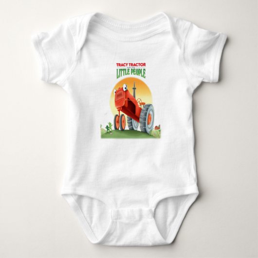 Tracy Tractor T-Shirt Baby Bodysuit (Voorkant)