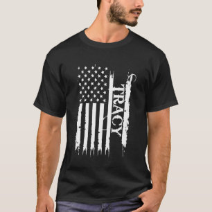 Tracy United States verontrust over Amerikaanse vl T-shirt