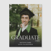 Trad Afstudeermagnet 2M & Foto Afstuderen Donkerde (Voorkant)