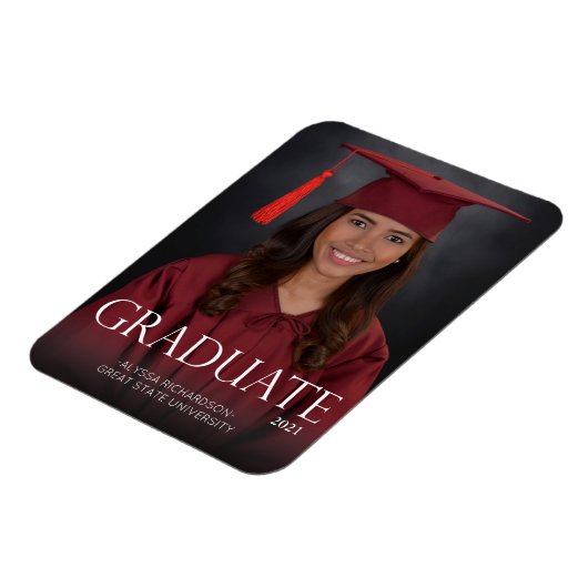 Trad Afstuderen 2 & Photo Afstuderen Magnet Darker Magneet (Linkerzijde)