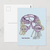 Trad klimharnas en uitrusting briefkaart (Voorkant / Achterkant)