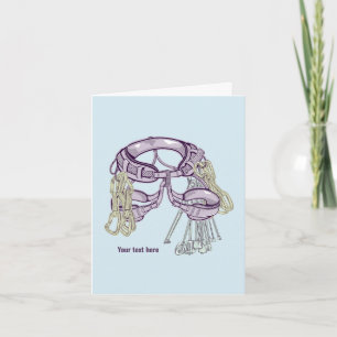 Trad klimharnas en uitrusting kaart