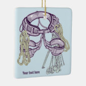 Trad klimharnas en uitrusting keramisch ornament (Rechts)