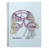 Trad klimharnas en uitrusting notitieboek (Voorkant)