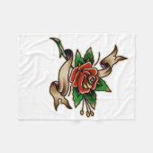 Trad Tattoo 005 Sticker Fleece Deken (Voorkant (Horizontaal))