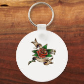 Trad Tattoo 005 Sticker  Sleutelhanger (Voorkant)