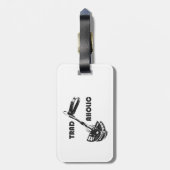 Tradaholic Rock Bagagelabel (Achterkant verticaal)