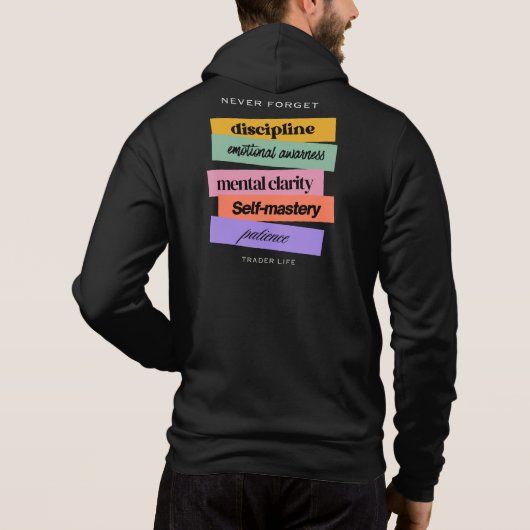 Trade design | Reminder | Motivation Hoodie (Achterkant)