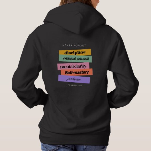 Trade design | Reminder | Motivation Hoodie (Achterkant)