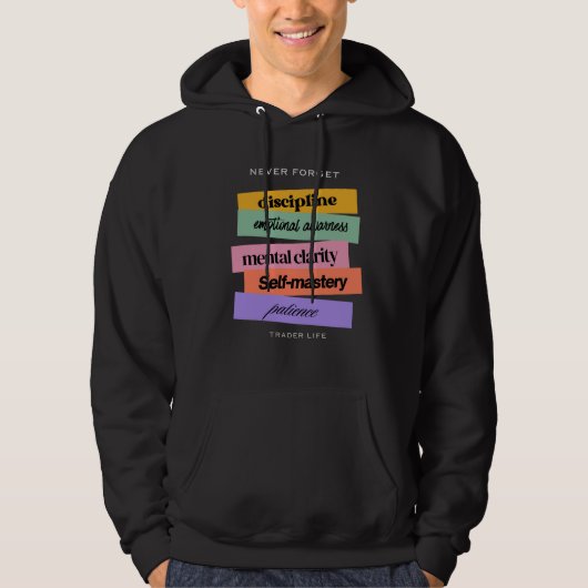 Trade design | Reminder | Motivation Hoodie (Voorkant)
