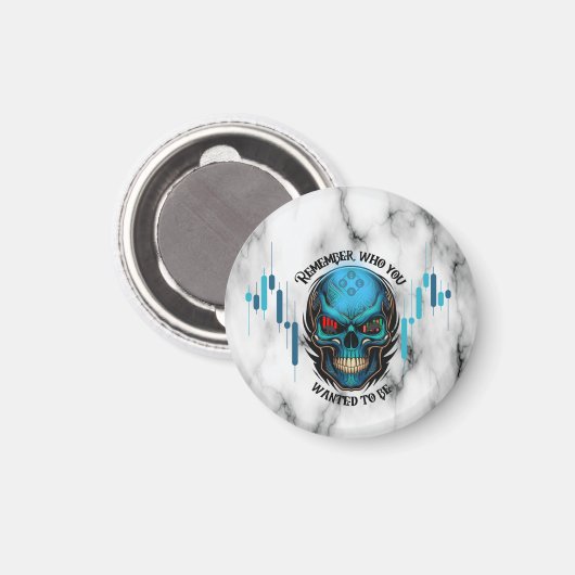 Trade Motivation | Skull N Marble | Remember Magneet (Voorkant / Achterkant)