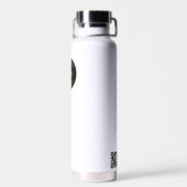 Trade show giveaway Zakelijke kleur Logo QR-code Waterfles (Achterkant)