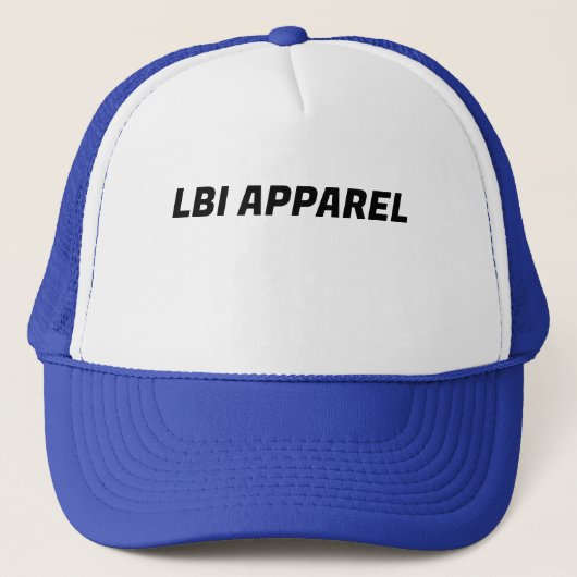 TRADEMARKED LBI APPAREL HAT TRUCKER PET (Voorkant)
