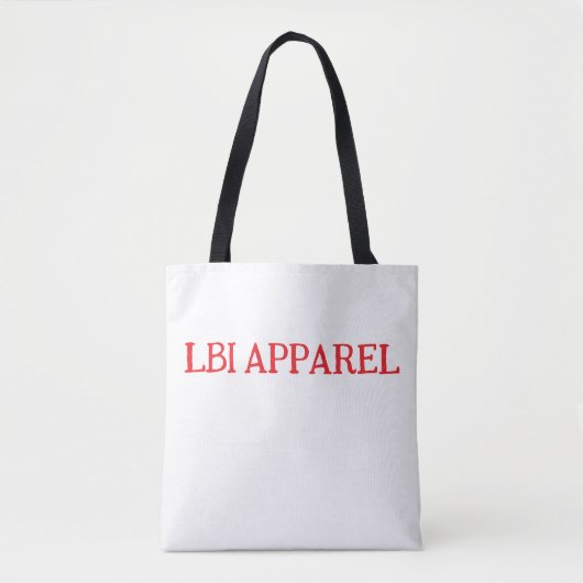 TRADEMARKED LBI APPAREL TOTE BAG (Devant)