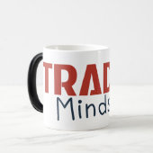 Trader Mindset – Discipline, Focus, Trading Psycho Magische Mok (Voorkant links)