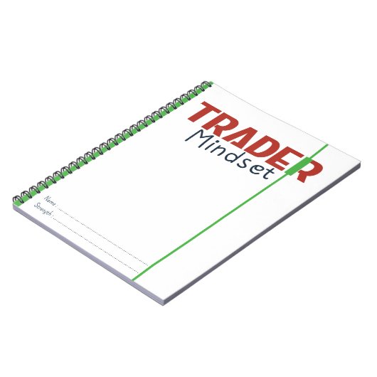 Trader Mindset – Discipline Focused Trading Notitieboek (Linkerzijde)