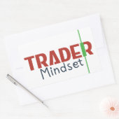 Trader Mindset – Discipline Focused Trading Rechthoekige Sticker (Envelop)