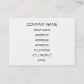 TRADES BUILDER VISITEKAARTJE (Achterkant)