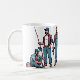 Trades Mannen Must Fish Classic Mok, 325 ml Koffiemok