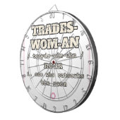 Trades-Wom-An — Cible de fléchettes (Devant droit)