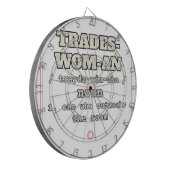 Trades-Wom-An — Cible de fléchettes (Devant gauche)