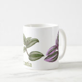 Tradescantia cup koffiemok (Voorkant rechts)
